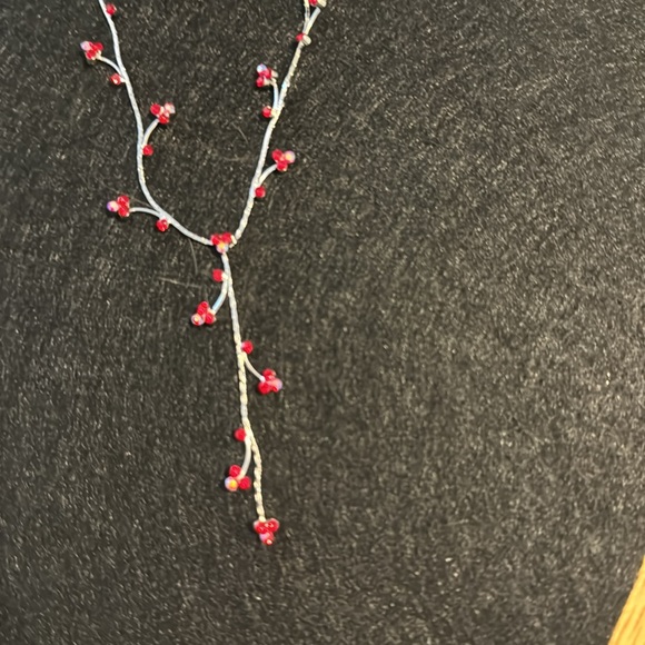 Cookie Lee Red Stone Necklace, NWT, Very Pretty. - Picture 4 of 4